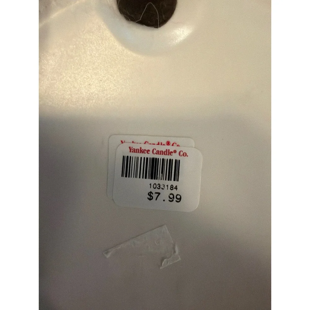 Yankee‎ Candle Co Ceramic Landscape Candle Holder Plate Saucer 3pc Set 1033184